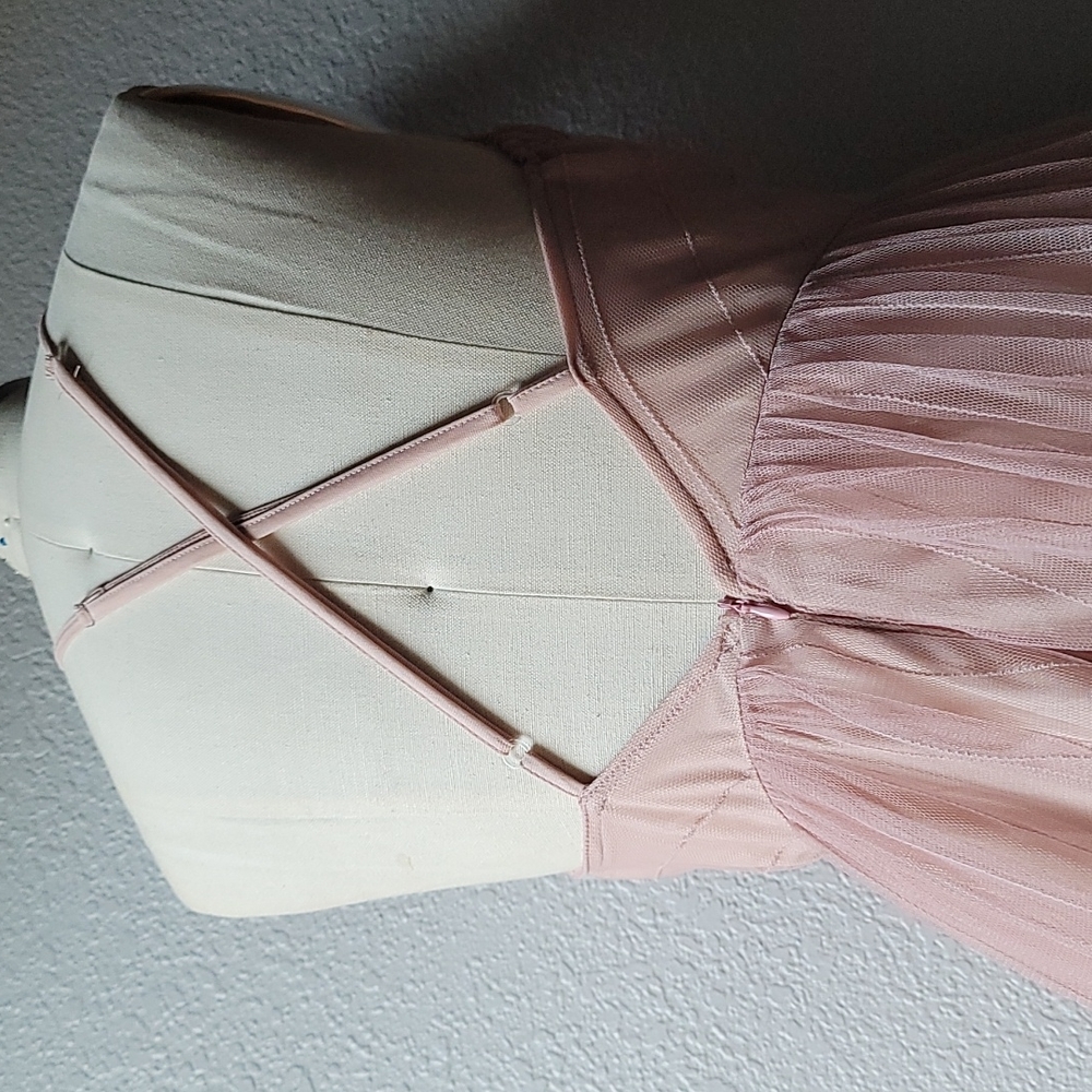 Flowy Beautiful Dusty Rose Maxi Dress - Picture 10 of 15